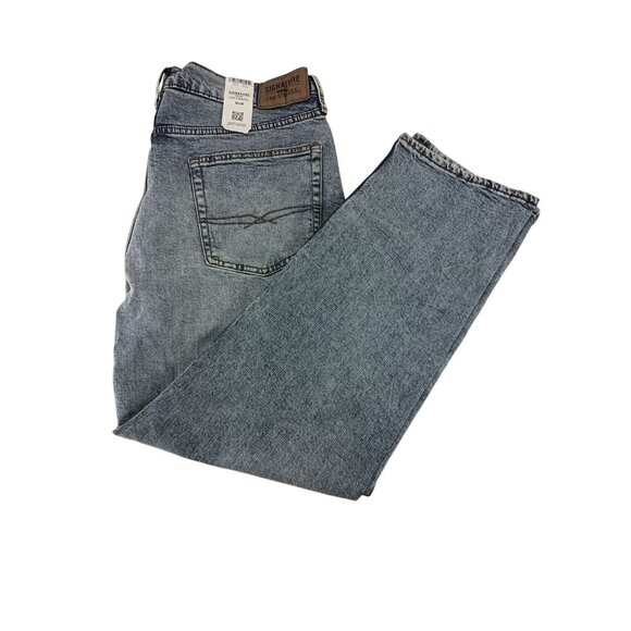 Levi Signature Gold Strass Athletic Flex Blue Jeans Men's Sz. 36 x 30 - Picture 5 of 8